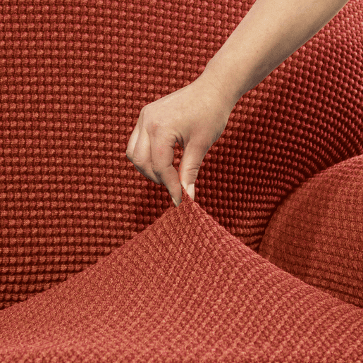 Capa do Sofá Sofaskins NIAGARA Laranja escuro - Sofá de 4 lugares 230 - 270 cm