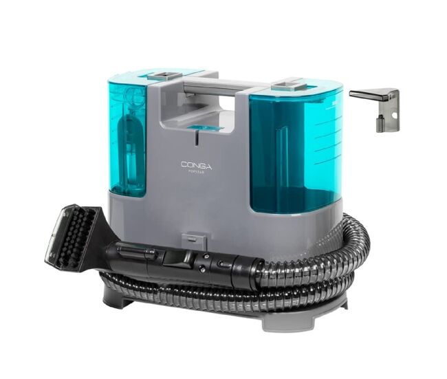 Aspirador de tapicerías cecotec conga popstar 3000 carpetclean 400w 3 en 1 doble depósito negro