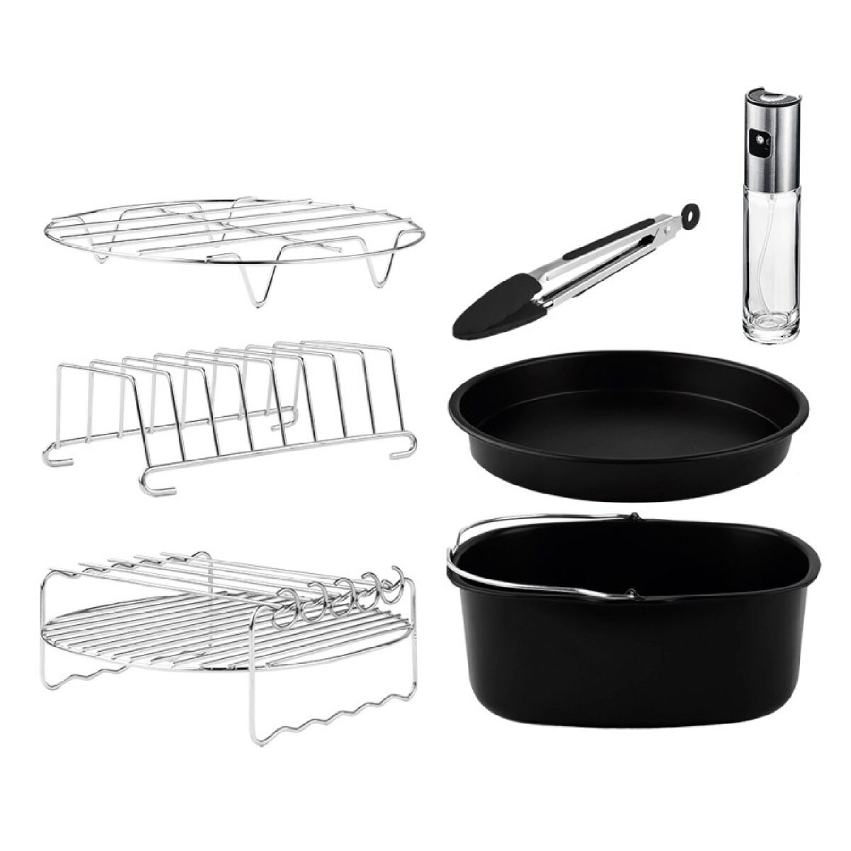 Set de 8 accesorios para freidora de Aire Cecotec Cecofry