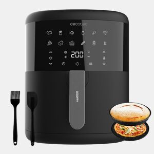 Cecotec Fritadeira digital e compacta sem óleo de 6 L de capacidade, com tecnologia PerfectCook e pack de acessórios.