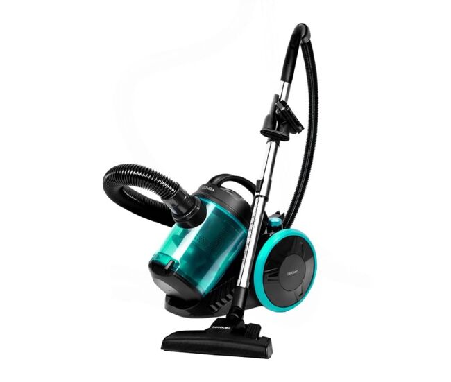 Aspirador sin bolsa cecotec conga rockstar multicyclonic xl animal 800w 4l negro