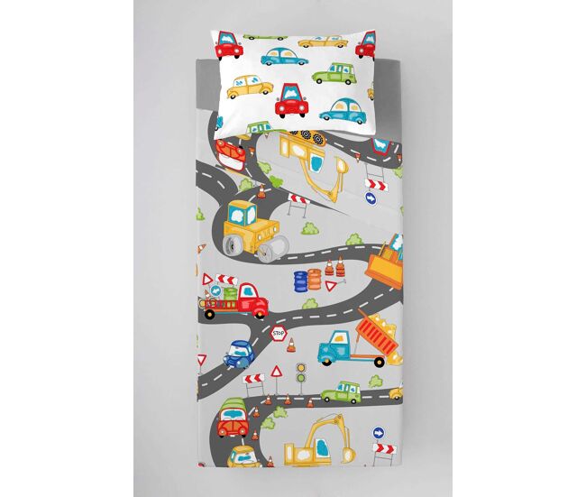 Juego de sábanas scalextric cama 105