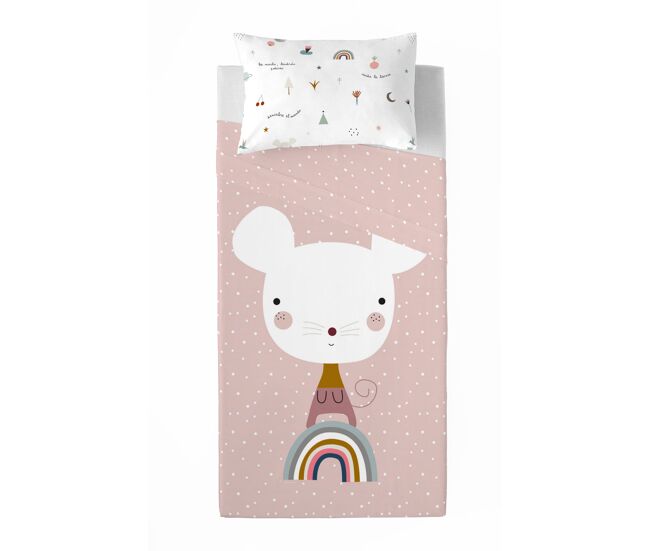 Juego de sábanas susanita rosa a cama 90
