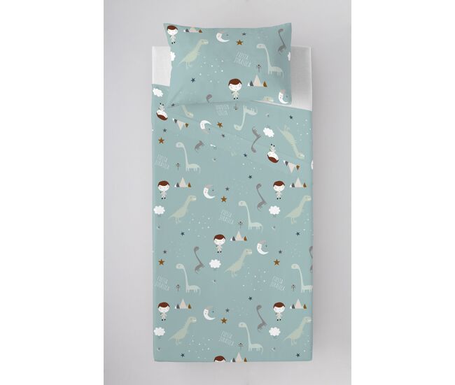 Juego de sábanas jurasic green cama 105