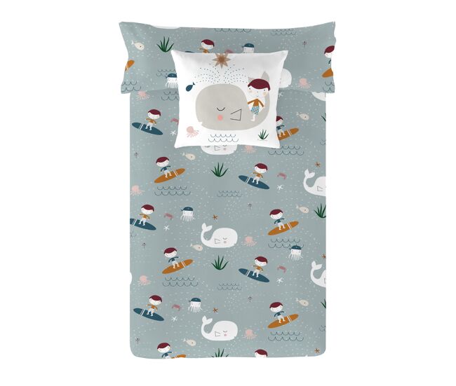 Funda nórdica reversible surf a cama 90