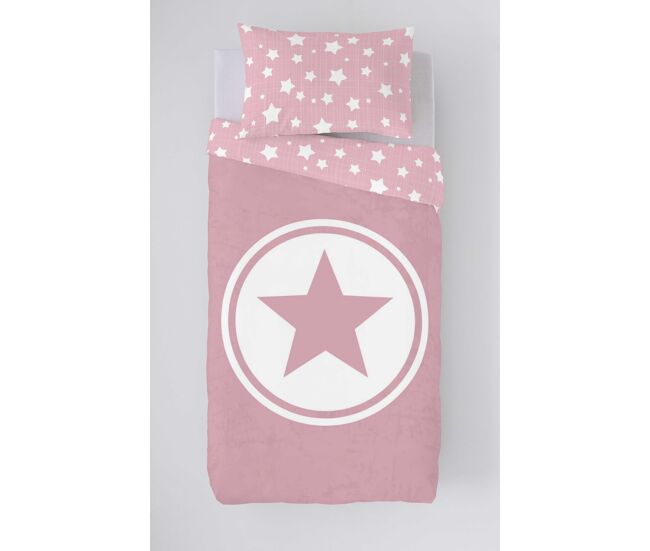 Funda nórdica reversible ivett a pink cama 90
