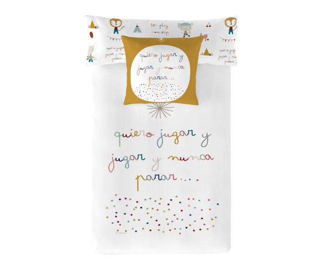 Funda nórdica reversible jugar cama 105
