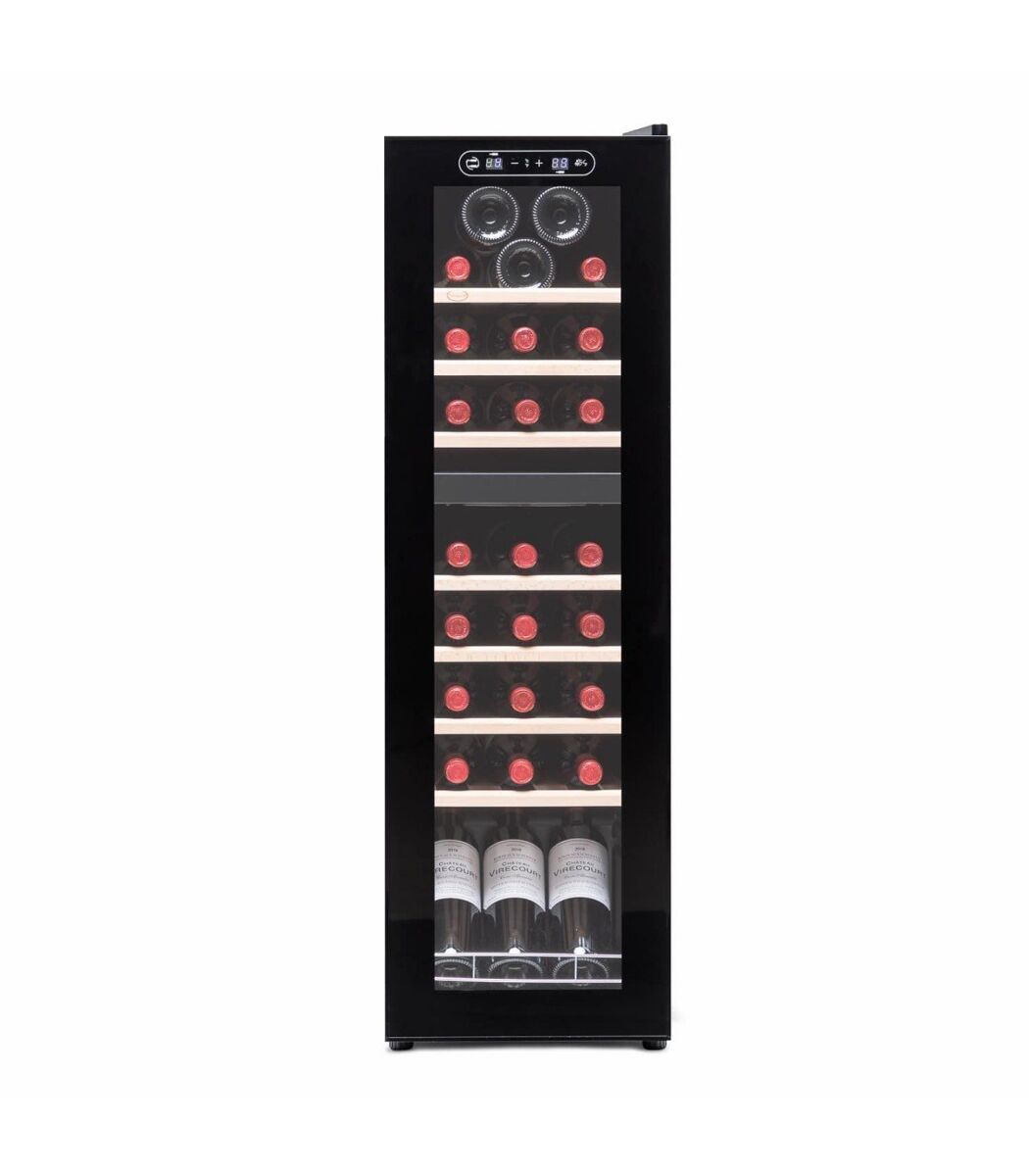 Vinoteca 28 botellas Vinobox 28 PRO2T SLIM Dos zonas de temperatura Compresor