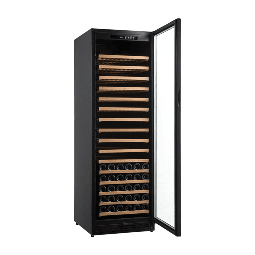 Cave de Vinho 166 garrafas Vinobox 168 GC 1T Preto Instalação livre ou encastre Monotemperatura