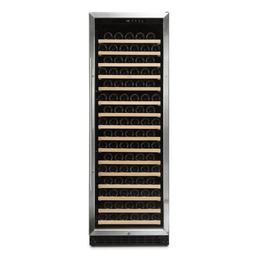 Cave de Vinho 166 garrafas Vinobox 168 GC 1T Inox Instalação livre ou encastre Monotemperatura
