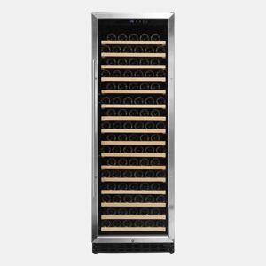 Cave de Vinho 166 garrafas Vinobox 168 GC 1T Inox Instalação livre ou encastre Monotemperatura