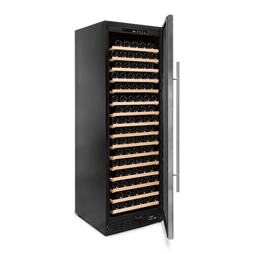 Cave de Vinho 166 garrafas Vinobox 168 GC 1T Inox Instalação livre ou encastre Monotemperatura