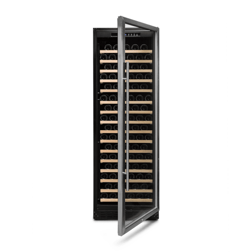 Cave de Vinho 166 garrafas Vinobox 168 GC 1T Inox Instalação livre ou encastre Monotemperatura