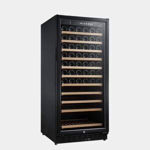 Cave de Vinho 116 garrafas Vinobox 110 GC 1T Preto Instalação livre ou encastre Monotemperatura