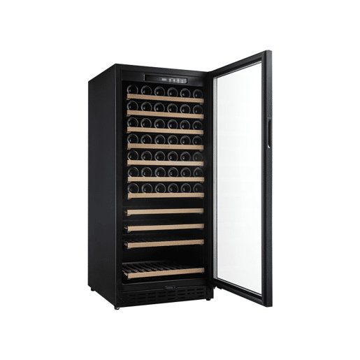 Cave de Vinho 116 garrafas Vinobox 110 GC 1T Preto Instalação livre ou encastre Monotemperatura