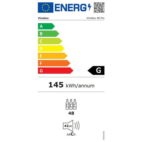 Cave de Vinho 48 garrafas Vinobox 48 PRO Monotemperatura