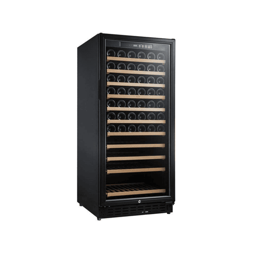 Cave de Vinho 111 garrafas Vinobox 110 GC 2T Preto Instalação livre ou encastre Duas Zonas de temperatura