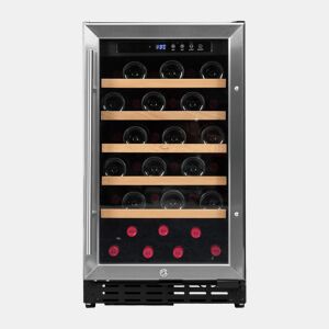Cave de Vinho 34 garrafas Vinobox 40 GC 1T Inox Instalação livre ou encastre Monotemperatura