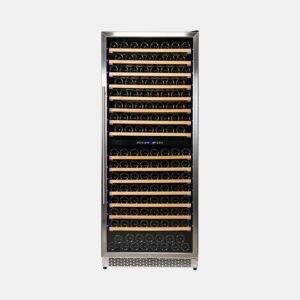Cave de Vinho 300 garrafas Vinobox 300 Design 2T Inox Duas Zonas de temperatura Instalação livre ou encastre Grande capacidade