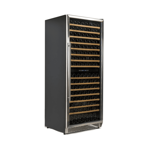 Cave de Vinho 300 garrafas Vinobox 300 Design 2T Inox Duas Zonas de temperatura Instalação livre ou encastre Grande capacidade