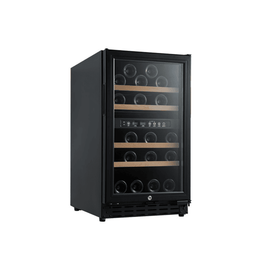 Cave de Vinho 32 garrafas Vinobox 40 GC 2T Preto Instalação livre ou encastre Duas Zonas de temperatura