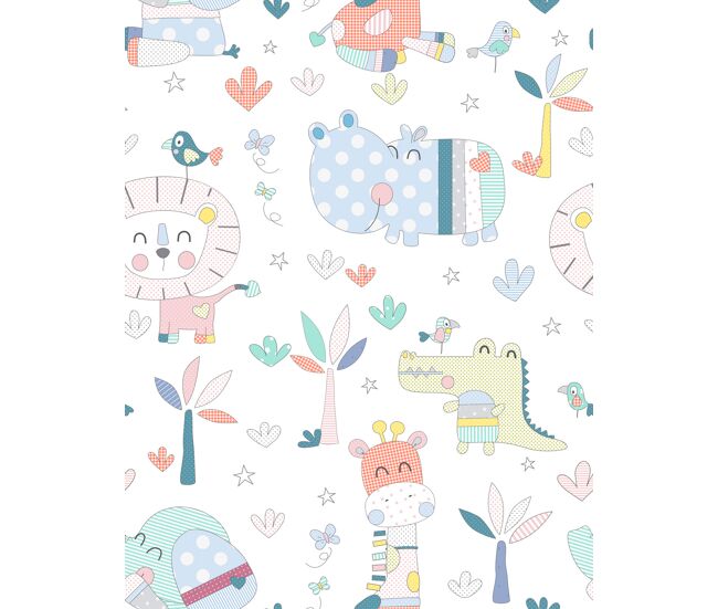 Funda nórdica reversible cuna/maxicuna clk jungla cuna 60 cm