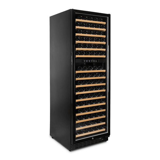 Cave de Vinho 166 garrafas Vinobox 168 GC 2T Preto Instalação livre ou encastre Duas Zonas de temperatura