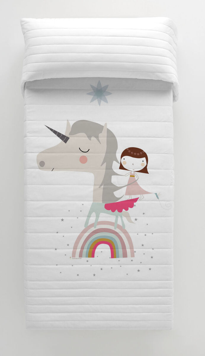 COLCHA BOUTI REVERSIBLE UNICORN