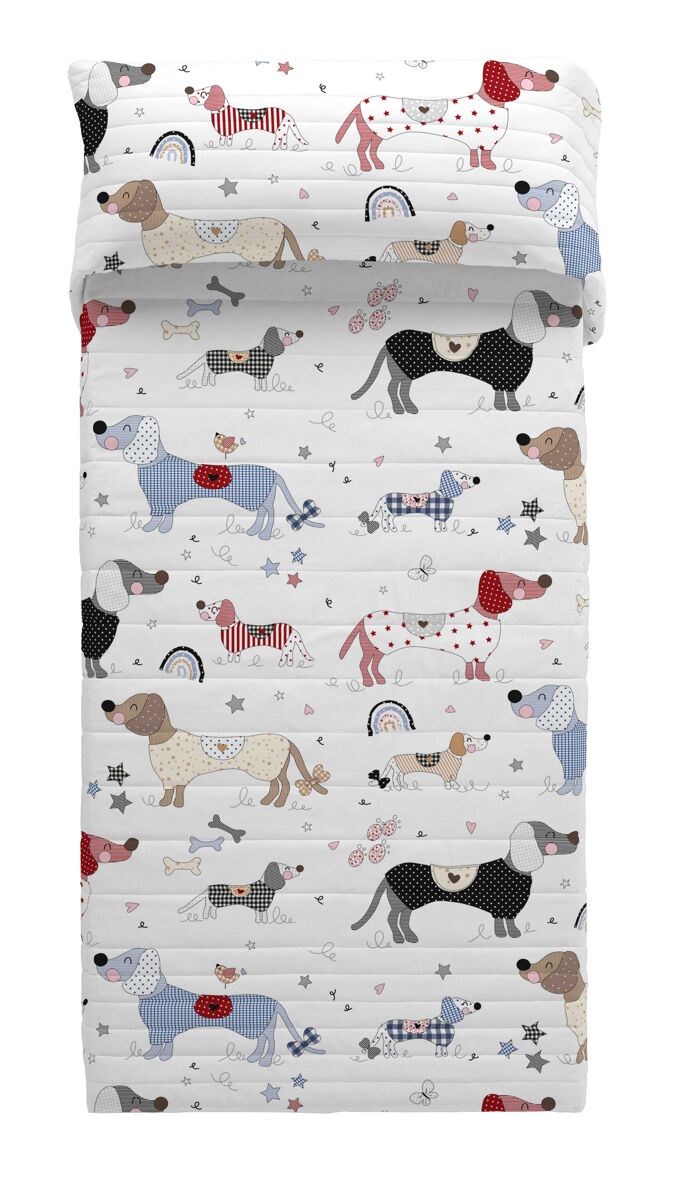COLCHA BOUTI REVERSIBLE DOGGY PATCH