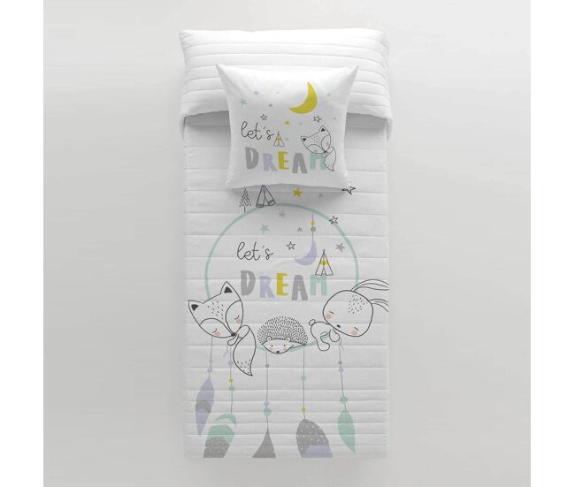 Colcha bouti reversible lets dream cama 105