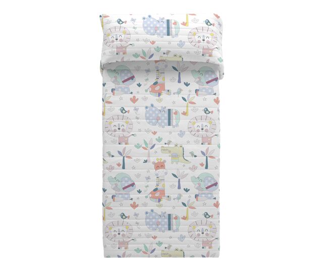 Colcha bouti reversible clk jungla cama 105