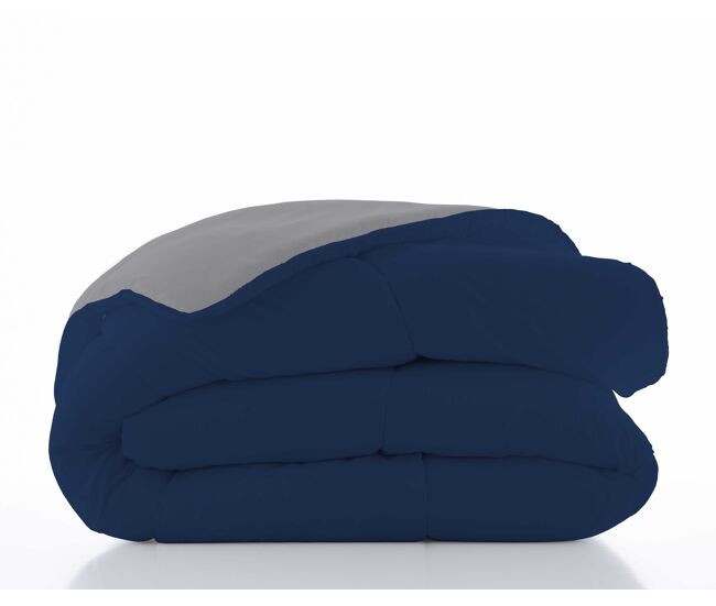 Edredon nordico bicolor azul 1/l.807 gris cama 135