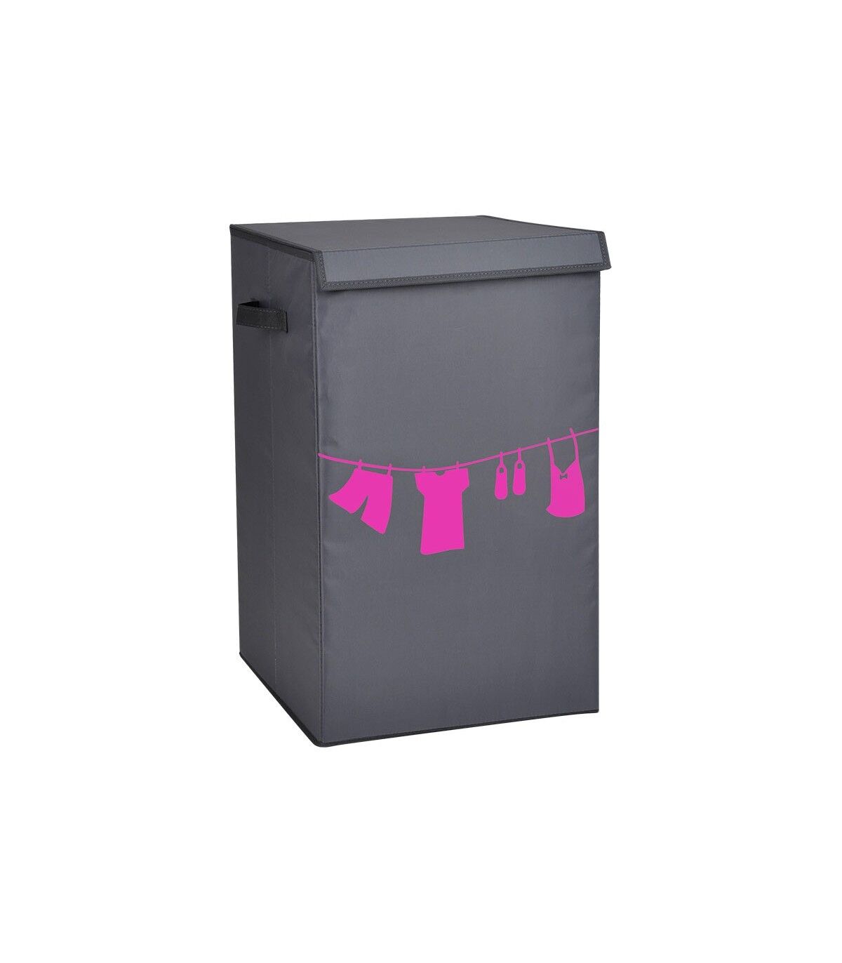 Cesta plegable para ropa con tapa