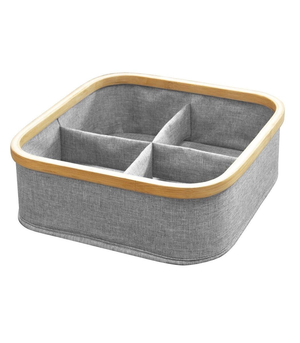 Cesta marco bambú 4 compartimentos