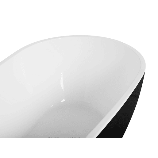 Banheira autónoma GUIANA 1730 x 820 mm PretoBranco