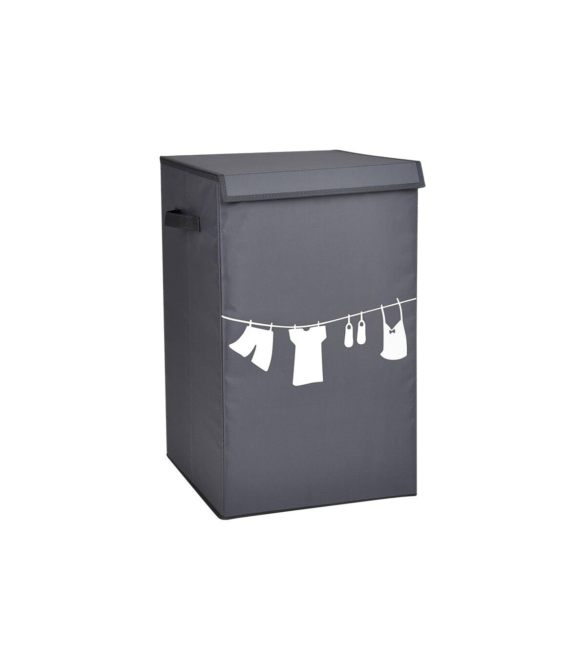 Cesta plegable para ropa con tapa