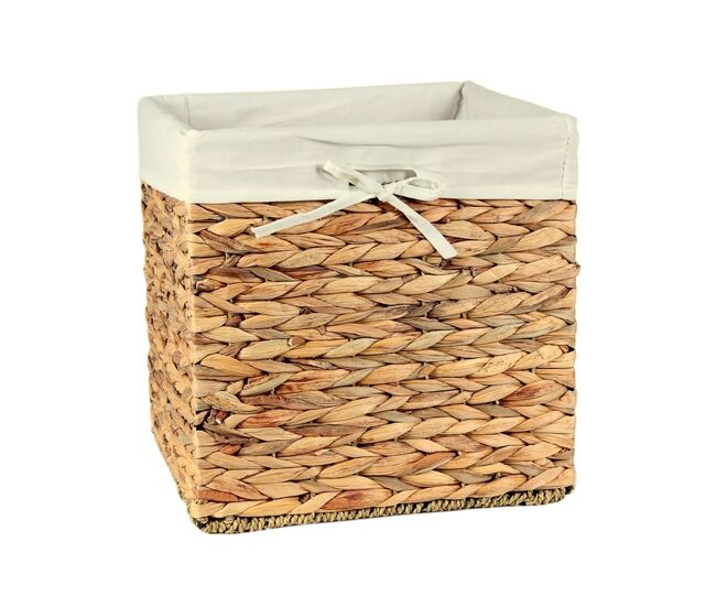 Caja de almacenaje de jacinto de agua - 28 x 28 x 28 cm