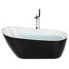 Beliani Bañera independiente SOLARTE 78x170 Beliani Bañera independiente SOLARTE 78x170 Negro