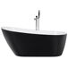 Beliani Bañera independiente SOLARTE 78x170 Beliani Bañera independiente SOLARTE 78x170 Negro