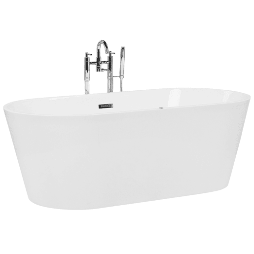 Banheira de hidromassagem independente com LED HAVANA 1700 x 800 mm Branco