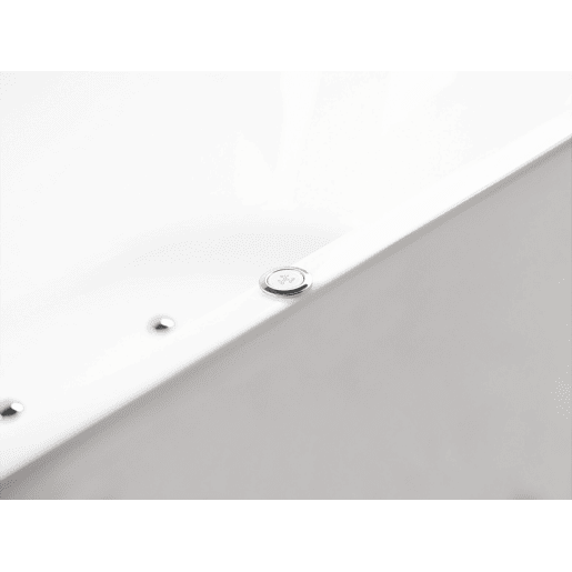 Banheira de hidromassagem independente com LED HAVANA 1700 x 800 mm Branco