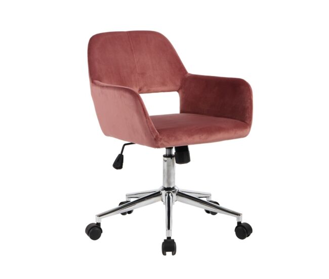 Silla de escritorio de terciopelo ajustable