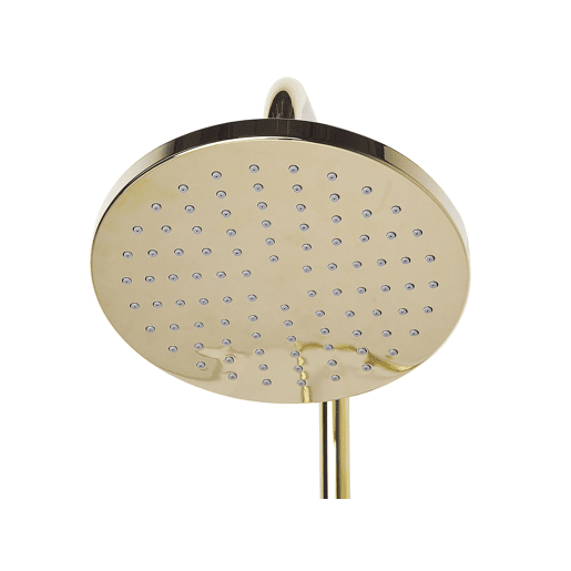 Conjunto de duche com misturadora e chuveiro com efeito chuva GURARA Dourado
