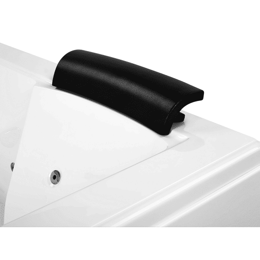 Banheira de hidromassagem de canto com LED SALAMANCA Branco
