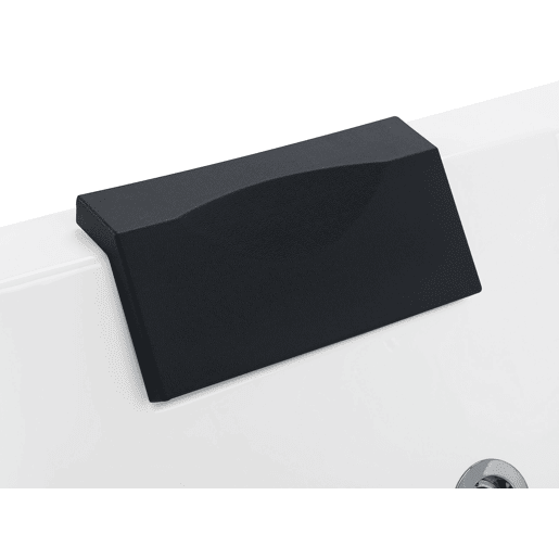 Banheira de hidromassagem de canto com LED ACUARIO à direita 1700 x 800 mm Branco