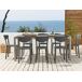 Beliani Silla de comedor VIESTE Beliani Silla de comedor VIESTE Gris Oscuro