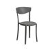 Beliani Silla de comedor VIESTE Beliani Silla de comedor VIESTE Gris Oscuro