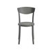 Beliani Silla de comedor VIESTE Beliani Silla de comedor VIESTE Gris Oscuro