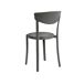 Beliani Silla de comedor VIESTE Beliani Silla de comedor VIESTE Gris Oscuro