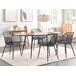 Beliani Silla de comedor NASHUA II Beliani Silla de comedor NASHUA II Negro
